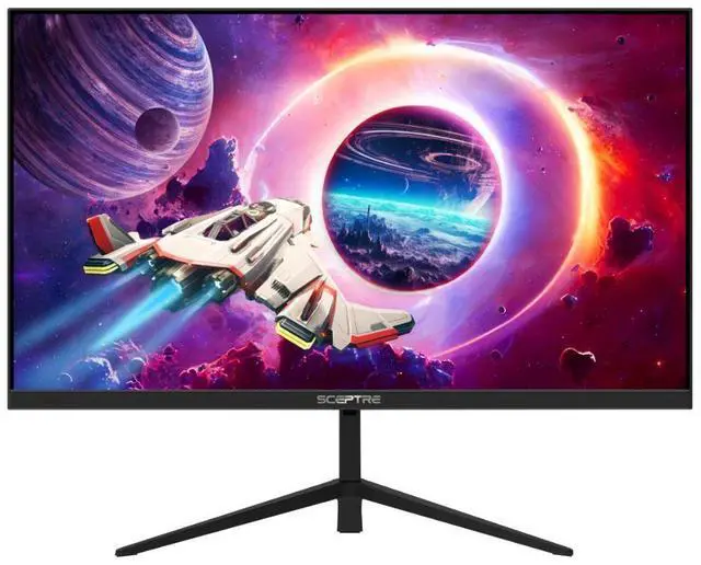Alt view image 6 of 12 - Sceptre 27-inch Gaming Monitor 1080p up to 165Hz 1ms AMD FreeSync Premium HDMI DisplayPort Build-in Speakers, 99% sRGB Machine Black (E275B-FWD168 Series) (E275B-FWD168)