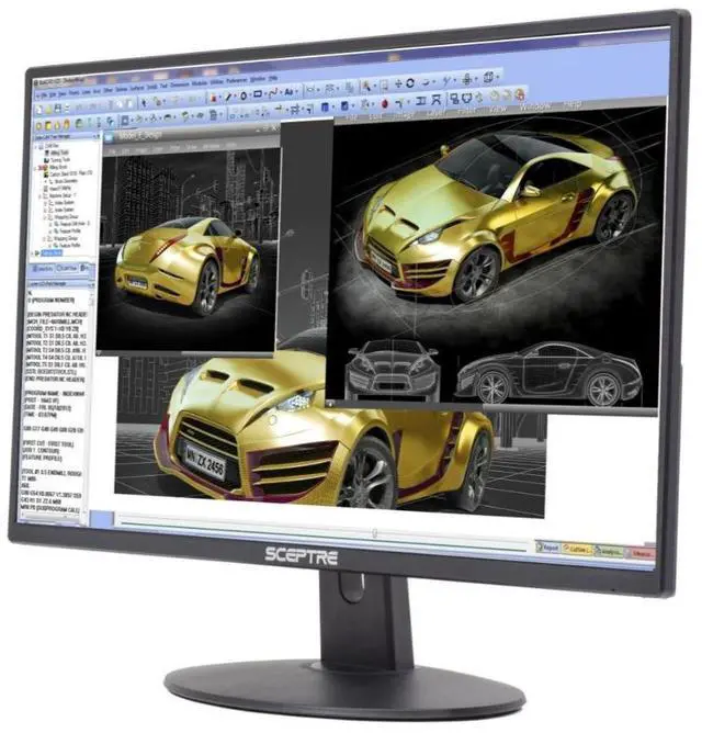 Alt view image 11 of 11 - Sceptre E275W-19203R 27 inch1080P LED Monitor 99% sRGB 2X HDMI VGA Build-In Speakers, Machine Black (E275W-19203R series)