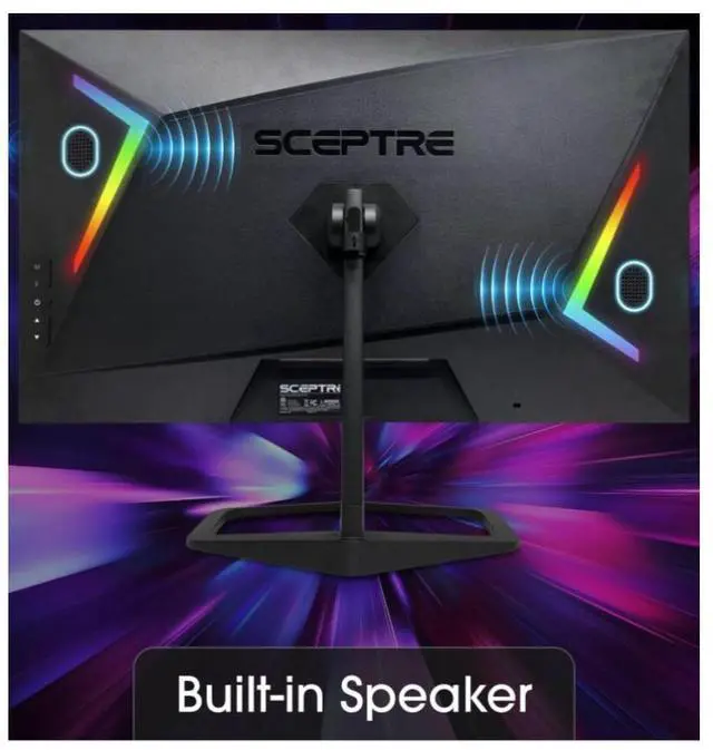 Alt view image 11 of 11 - Sceptre 27-inch 240Hz Gaming Monitor 1ms 99% sRGB AMD FreeSync Premium DisplayPort x2 HDMI x2 Build-in Speakers, Machine Black (E278B-FWD240) (E278B-FWD240)