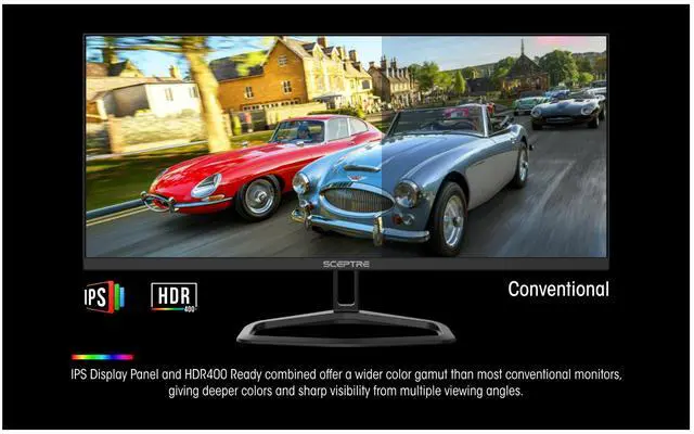 Alt view image 14 of 14 - Sceptre 30-inch IPS Monitor 21:9 DisplayPort x2 up to 210Hz 1ms Ultra Wide/Slim Build-in Speakers, Machine Black 2024 (E305B-FU200T)