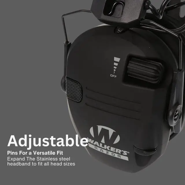 Alt view image 2 of 6 - Walker's Razor Tacti Grip with Rubber Headband and Protection Case Bundle