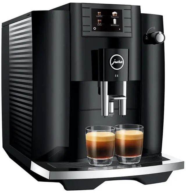Alt view image 3 of 7 - Jura 15622 E6 2.8 Inch Color Display Automatic Piano Black Espresso Machine