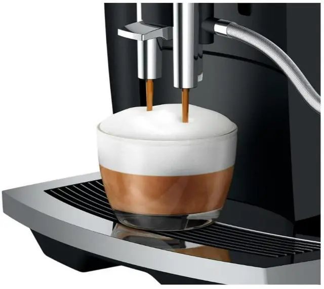 Alt view image 7 of 7 - Jura 15622 E6 2.8 Inch Color Display Automatic Piano Black Espresso Machine