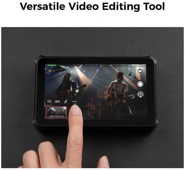 Alt view image 2 of 7 - OBSBOT Talent 5.4" Touchscreen HDMI/USB Live Streaming Recording Monitor
