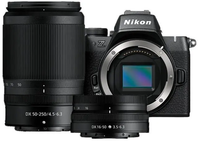 Alt view image 9 of 15 - Nikon Z50II Mirrorless Camera with NIKKOR Z DX 16-50mm f/3.5-6.3 VR & Z DX 50-250mm f/4.5-6.3 VR Lenses