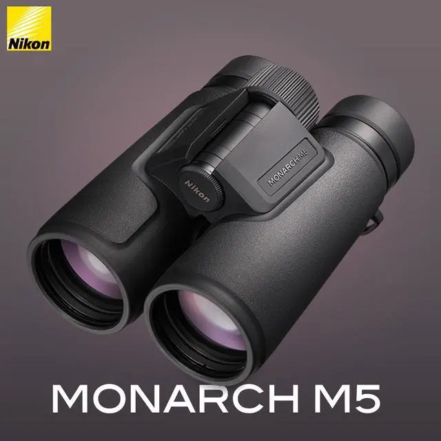 Alt view image 2 of 7 - Nikon Monarch M5 12x42 Binoculars and Black Camera Shoulder Bag Bundle