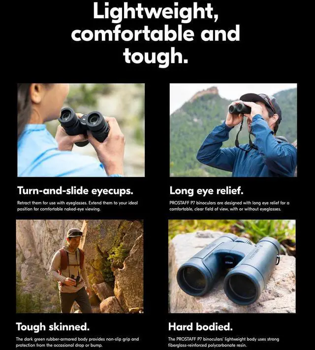 Alt view image 5 of 7 - Nikon Monarch M5 12x42 Binoculars and Black Camera Shoulder Bag Bundle