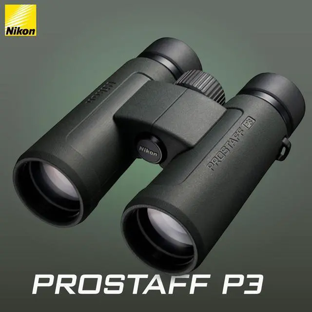 Alt view image 2 of 7 - Nikon Prostaff P3 10X42 Binoculars and Black Camera Shoulder Bag Bundle
