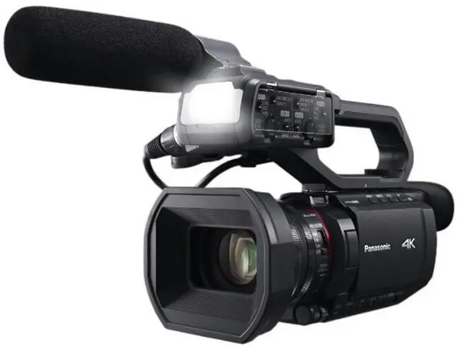 Alt view image 12 of 15 - Panasonic X2100 4K Camcorder for Directors, Wide Angle Telephoto Lens with 24X Zoom, Hybrid O.I.S.,Lightweight Heat Dispersing Design, Detachable Handle - HC-X2100