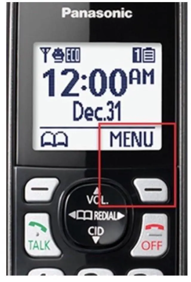 Alt view image 3 of 7 - Panasonic 3x Handsets Dect 6.0 Expandable System Cordless Phone with Advanced Call Block, Bilingual Caller ID & Easy to Read Display (Black)