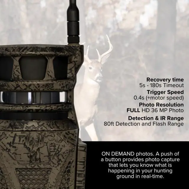 Alt view image 4 of 7 - Wildgame Innovations Orbit 360-Degree Trail Camera (2-Pack) Bundle with 2 x 5400mAh Battery, 2 x 3000mAh Battery, 2 x Camera Stand, 2 x 32GB Memory Card, and Card Reader (11 Items)