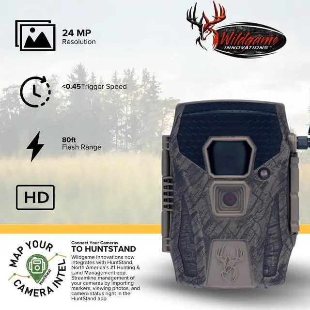 Alt view image 2 of 7 - Wildgame Innovations Terra XT 2.0 24MP Cellular Camera with 720p Video (Gray, 2-Pack) Bundle with 2 x 32GB Memory Card and Card Reader (5 Items)