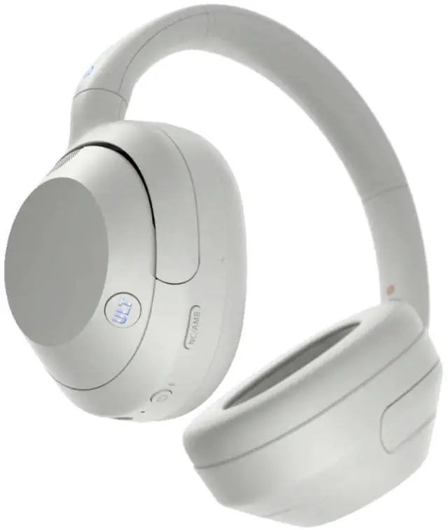 Alt view image 2 of 7 - Sony ULT WEAR Wireless Noise Canceling Headphones Over-Ear Bluetooth Headset with Mic and Foldable Design (Off-White)