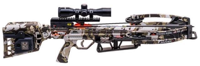 Main image of TenPoint Invader M1 Wicked Ridge Compact Profile Crossbow with Built-In ACUdraw Cocking Device and Pro-View 400 Scope (Peak XT)