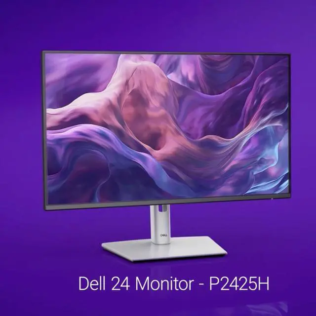 Alt view image 2 of 7 - Dell P2425H 24-inch Class Full HD LED Monitor | 16:9 | Black and Silver Bundle