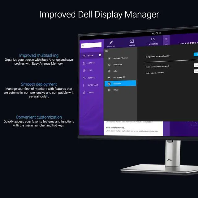 Alt view image 6 of 7 - Dell P2425H 24-inch Class Full HD LED Monitor | 16:9 | Black and Silver Bundle