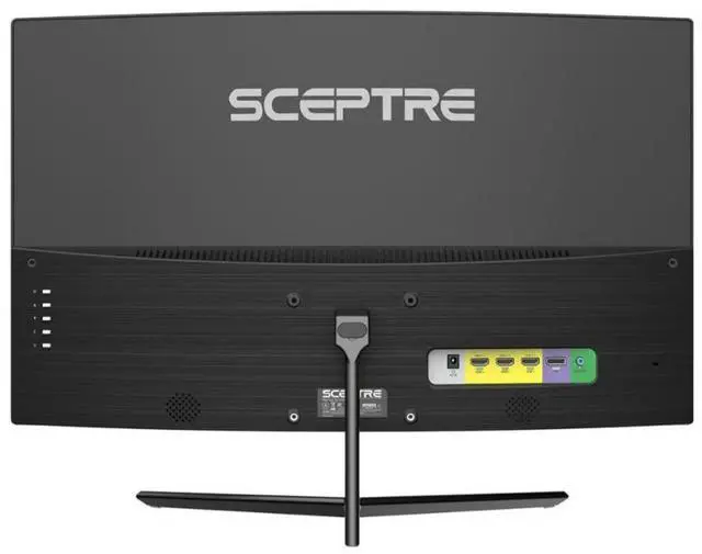 Alt view image 18 of 19 - Sceptre 24-inch Curved Gaming Monitor 1080p up to 165Hz DisplayPort HDMI 99% sRGB, AMD FreeSync Build-in Speakers Machine Black (C248B-FWT168)