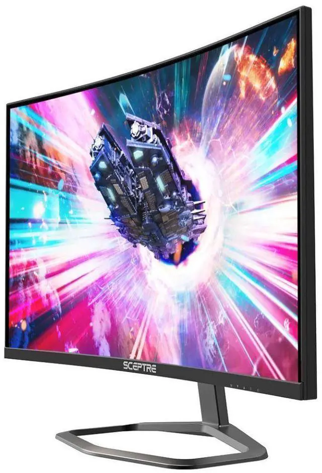 Alt view image 15 of 19 - Sceptre 27-inch Curved Gaming Monitor up to 240Hz DisplayPort HDMI 1ms 99% sRGB Build-in Speakers, R1500 Machine Black 2023 (C275B-FWT240)