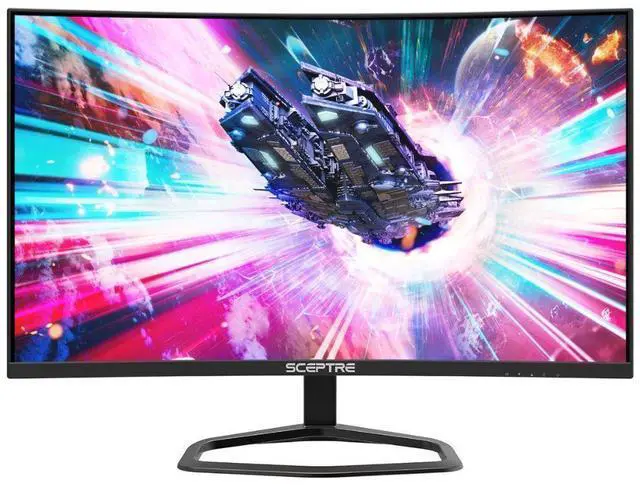 Alt view image 13 of 19 - Sceptre 27-inch Curved Gaming Monitor up to 240Hz DisplayPort HDMI 1ms 99% sRGB Build-in Speakers, R1500 Machine Black 2023 (C275B-FWT240)