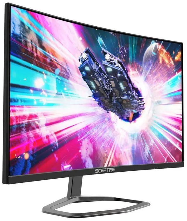 Alt view image 14 of 19 - Sceptre 27-inch Curved Gaming Monitor up to 240Hz DisplayPort HDMI 1ms 99% sRGB Build-in Speakers, R1500 Machine Black 2023 (C275B-FWT240)