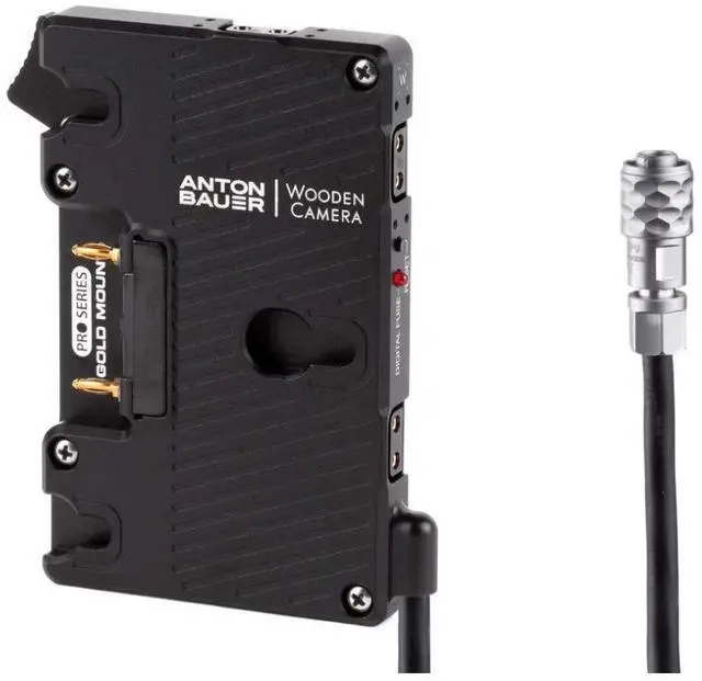 Alt view image 2 of 4 - Wooden Camera Pro Gold Mount (Blackmagic Pocket Cinema Camera 4K/6K, BMPCC4K)