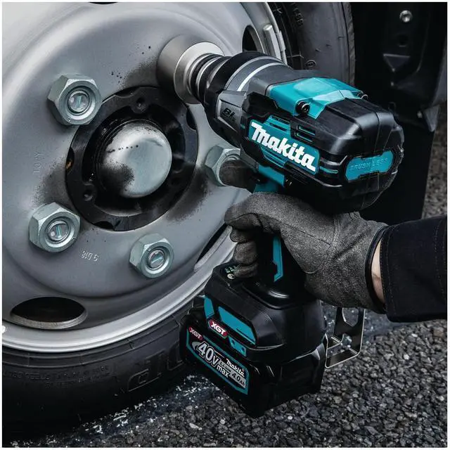 Alt view image 14 of 14 - Makita GWT01D 40V max XGT Brushless Lithium-Ion 3/4 in. Cordless 4-Speed High-Torque Impact Wrench with Friction Ring Anvil Kit (2.5 Ah)