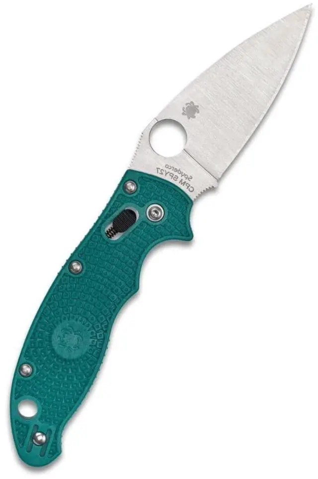 Main image of Spyderco Manix 2 3.37-Inch CPM SPY27 Steel Blade PlainEdge Foldable Knife with FRCP Handle (Blue)