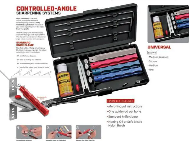 Alt view image 20 of 20 - LANSKY LKUNV LANSKY UNIVERSAL CONTROLLED-ANGLE KNIFE SHARPENING SYSTEM