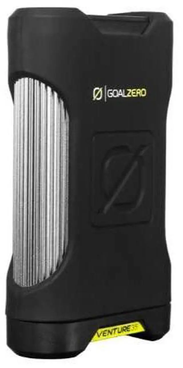 Alt view image 3 of 8 - goal zero venture 35 portable charger power bank 9600mah 18w usb-c power delivery port 2 usb outputs ip67 rating 50 lumens flashlight