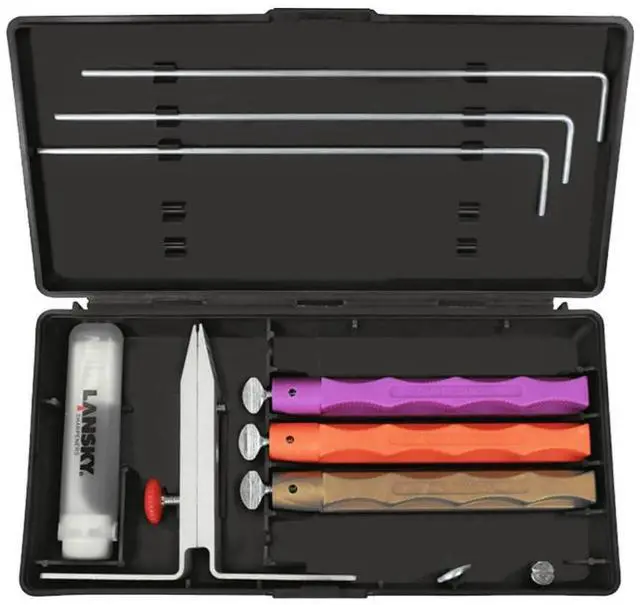 Alt view image 17 of 18 - LANSKY LK3DM LANSKY 3-STONE DIAMOND KNIFE SHARPENING SYSTEM