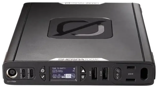 Alt view image 11 of 15 - goal zero sherpa 100 ac portable power bank
