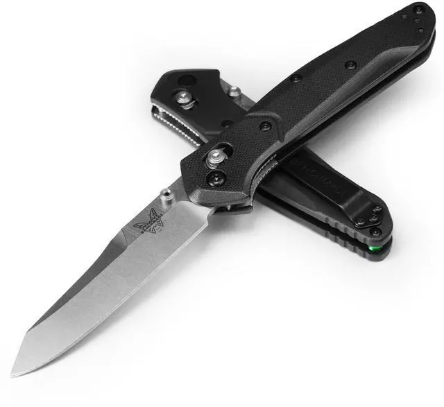 Alt view image 3 of 8 - Benchmade Knife 940-2 Black G10 Handle