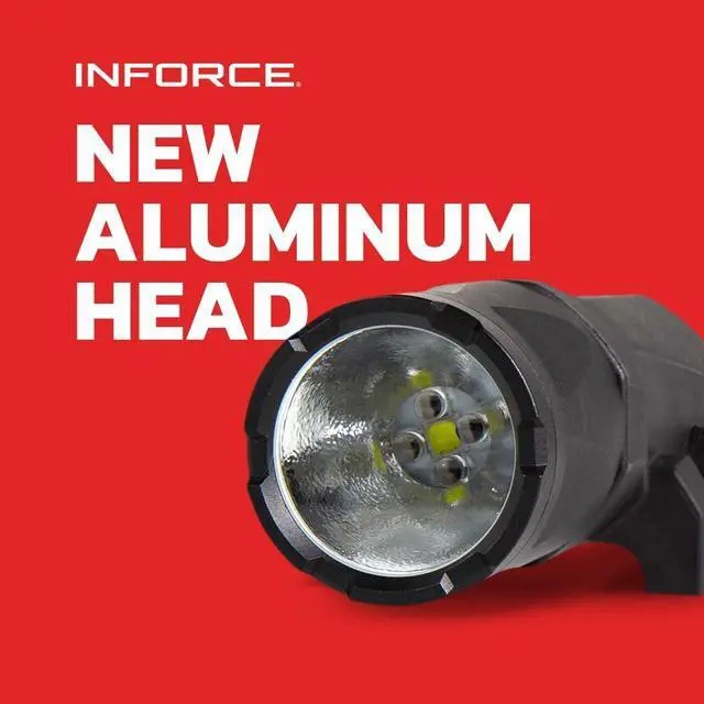 Alt view image 5 of 7 - INFORCE Gen 3 WMLx White-IR Rifle Light with 900 Lumen Output, 656-Feet Range, 66-Feet Waterproof, and Non-Slip Button (Black)