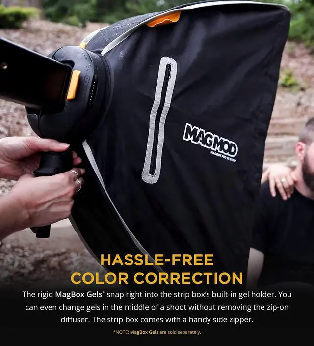 Alt view image 5 of 14 - MagMod MagBox Pro 36 Strip Diffuser