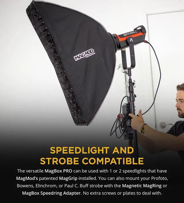 Alt view image 6 of 14 - MagMod MagBox Pro 36 Strip Diffuser