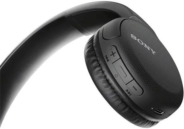 Alt view image 8 of 8 - Sony WH-CH510 Wireless On-Ear Headphones (Blue)