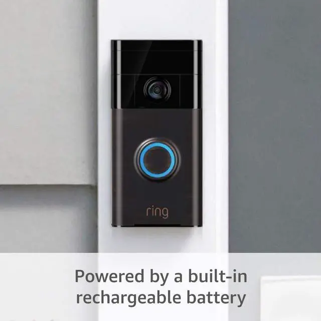Alt view image 11 of 12 - Ring Wi-Fi Enabled Video Doorbell (Venetian Bronze)