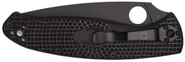 Alt view image 3 of 7 - Spyderco Resilience Lightweight Oxide-Coated 8Cr13MoV Large Blade 9.4-Inch Foldable Knife with Black Coated Liners and LinerLock (Black)