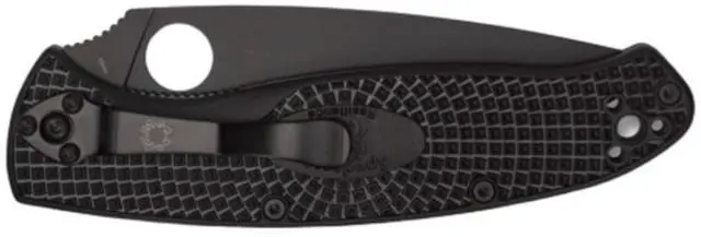 Alt view image 4 of 7 - Spyderco Resilience Lightweight Oxide-Coated 8Cr13MoV Large Blade 9.4-Inch Foldable Knife with Black Coated Liners and LinerLock (Black)