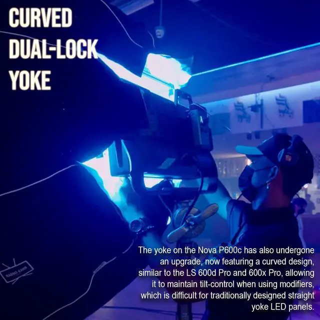 Alt view image 6 of 7 - Aputure Nova P600C RGBWW LED Panel with Hard-Shell Case Kit Bundle with Aputure Nova P600C Softbox (2 Items)