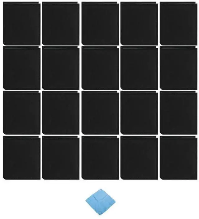 Alt view image 2 of 5 - Pioneer IS-40 Instax Album For Instant Prints (Black) 20 Pack Bundle with Cleaning Cloth