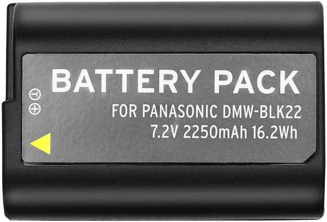 Alt view image 3 of 7 - Koah Pro Battery for Panasonic Camera DMW-BLK22 Compatible with Panasonic Lumix DC-S5 and Panasonic Lumix GH5 II (7.2V, 2250mAh)