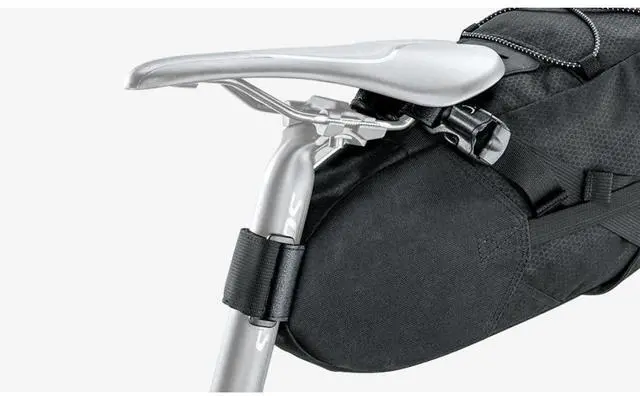 Alt view image 3 of 7 - Topeak TBP-BL3B BackLoader 15-Liter Large Capacity Water-Resistant Bike Seat Bag with Upgraded Saddle Mount System (Black)