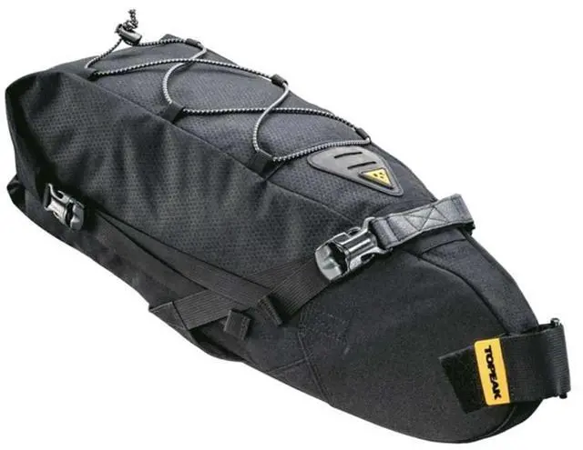 Alt view image 7 of 7 - Topeak TBP-BL3B BackLoader 15-Liter Large Capacity Water-Resistant Bike Seat Bag with Upgraded Saddle Mount System (Black)