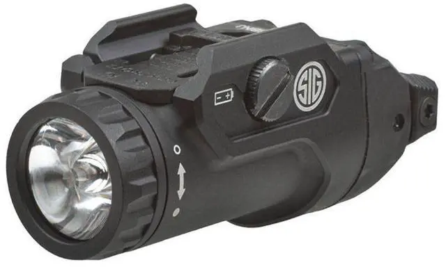 Main image of SIG SAUER Foxtrot2R 700 Lumens White Compact Durable Rechargeable Tactical Handgun-Mounted Light with FlexCore Technology (Black)