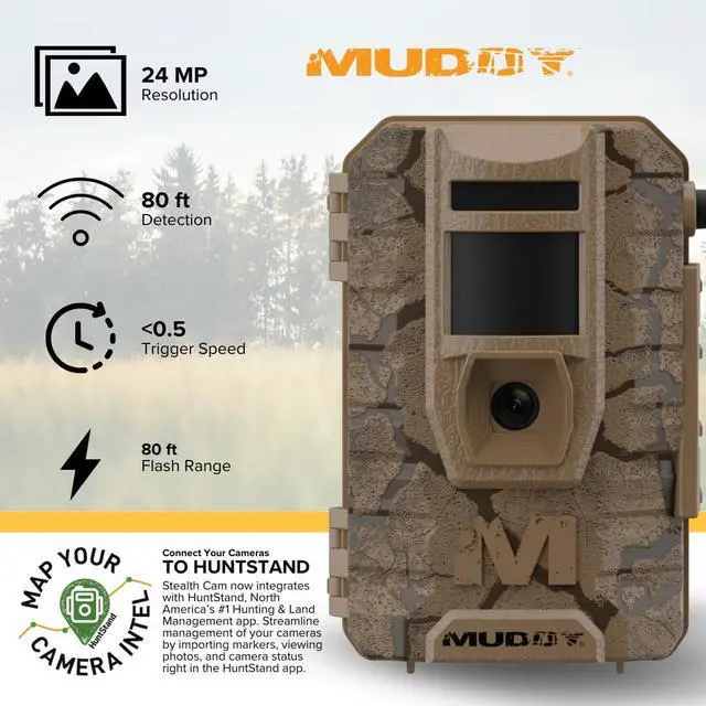 Alt view image 3 of 7 - Muddy Mitigator 2.0 Cellular Camera Combo with 24MP Photo, 720p Video, Customizable Time-Out Delay, and Versatile Mounting (Brown)