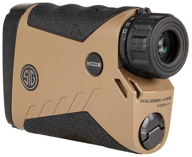 Alt view image 3 of 7 - SIG SAUER KILO8K-ABS 7x25mm Tactical Laser Rangefinding Monocular with BDX 2.0, Active Matrix Organic Light Emitting Graphic Display and Ballistic Data Exchange (Flat Dark Earth)