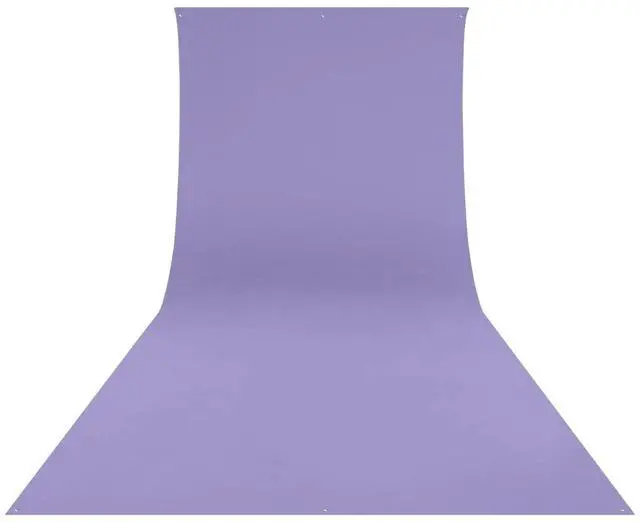Alt view image 4 of 5 - Westcott Wrinkle-Resistant 9' x 20' Backdrop for Photography Shoots, Group Portraits, & Photo Booths - Portable and Travel Friendly (Pastel Blue, Periwinkle Purple, Light Moss Green) (3 Items)