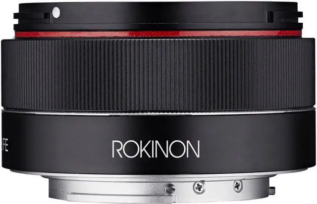 Alt view image 7 of 11 - Rokinon 35mm f/2.8 (IO35AF-E) Ultra Compact Wide Angle Lens for Sony E Mount, Black