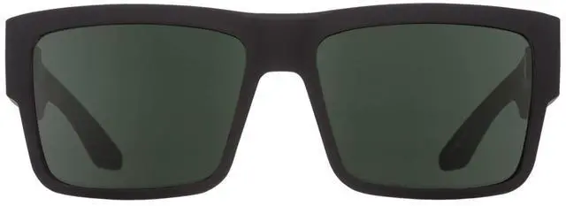 Alt view image 2 of 8 - Spy Cyrus Sunglasses 673180973864 - Soft Matte Black/HD Plus Gray Green Polar